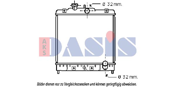 AKS DASIS Radiators, Motora dzesēšanas sistēma 100550N